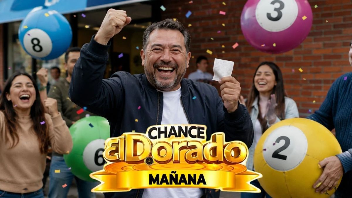 Hombre celebrando - logo El Dorado Mañana