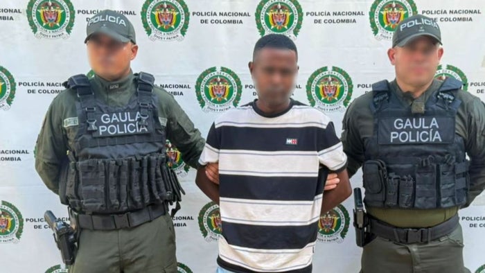 Captura de alias gonzalito en playas de Cartagena.
