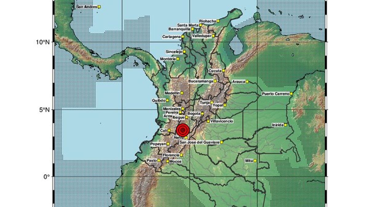 Temblor en Colombia lunes 21 de septiembre