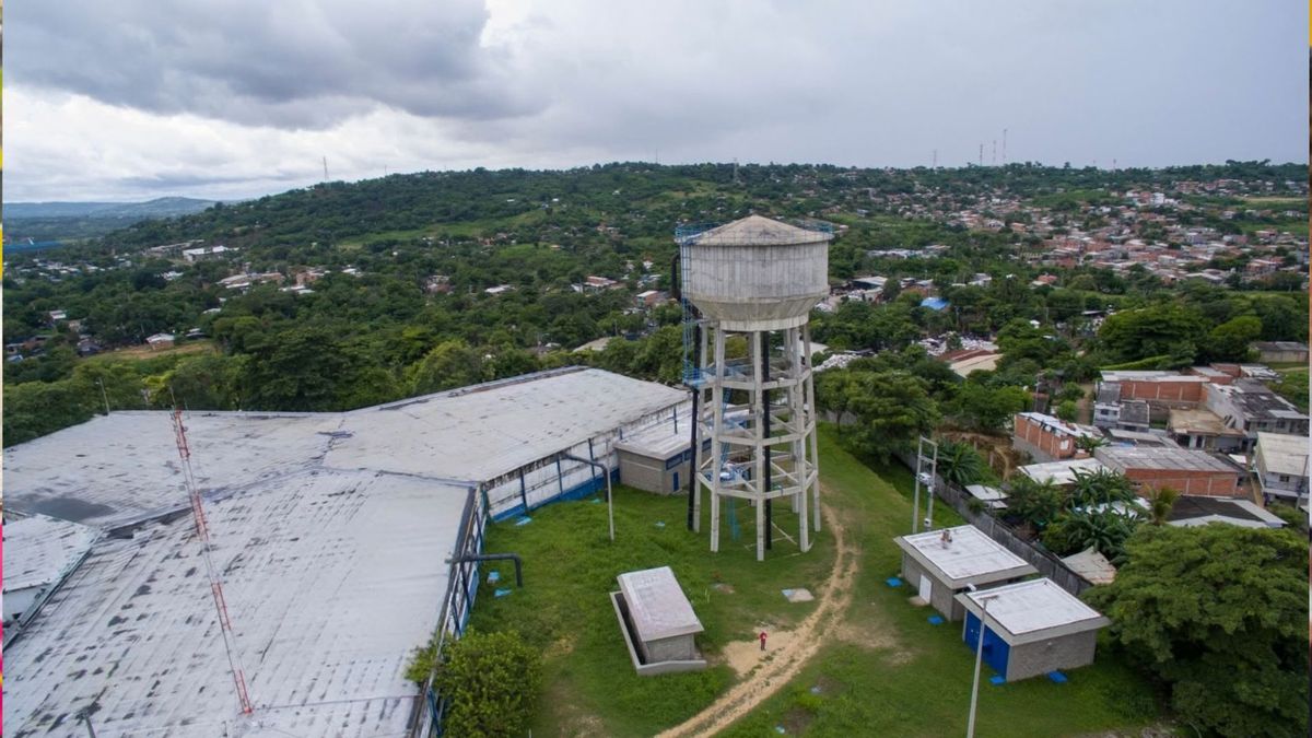 Refuerzan tanque de agua en Cartagena que atiende al 36% de los usuarios