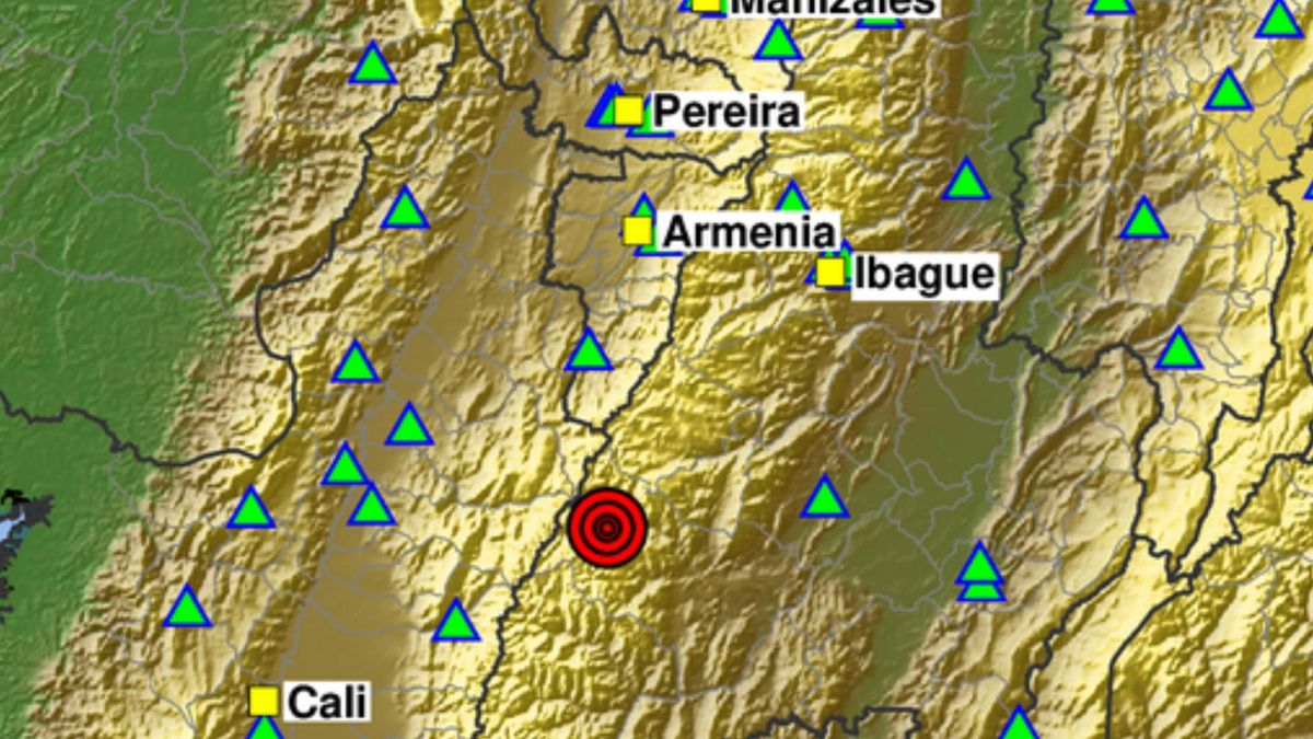 Temblor en Chaparral, Tolima