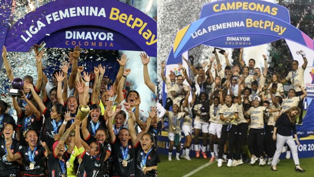 Santa Fe 2023 y Cali 2025 - Liga Femenina BetPlay