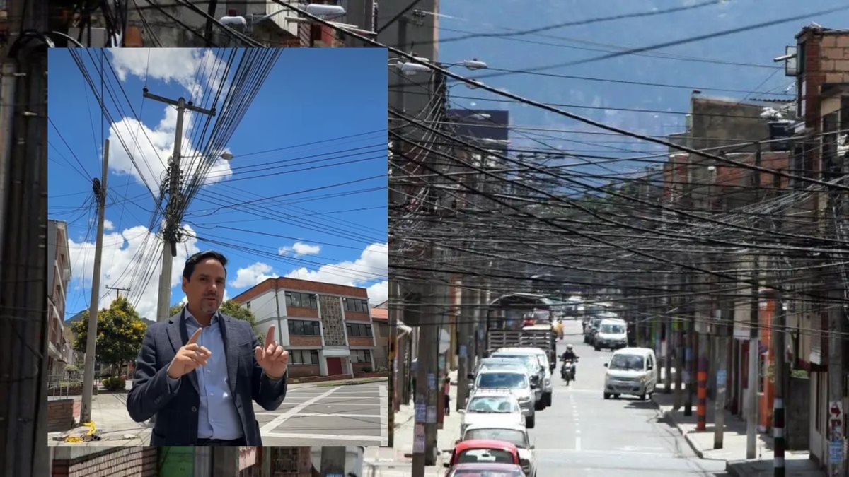 Bogotá modernizará postes y busca acabar con el enredo de cables