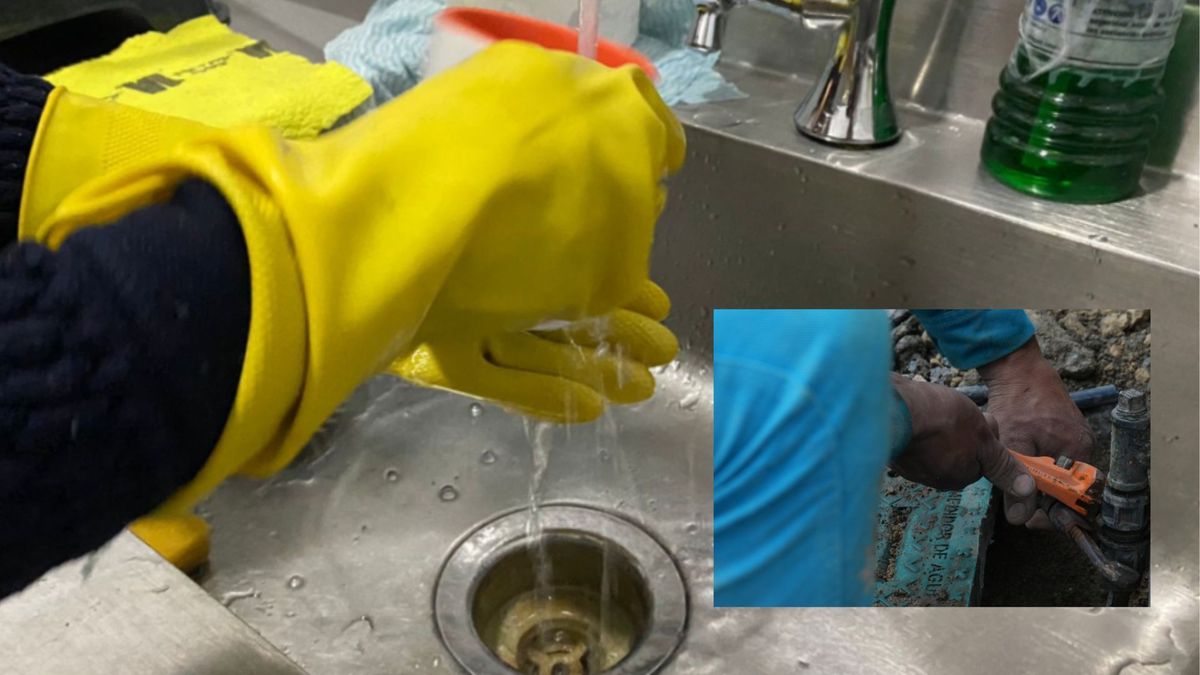 Cortes de agua todo el día en 5 localidades y Soacha