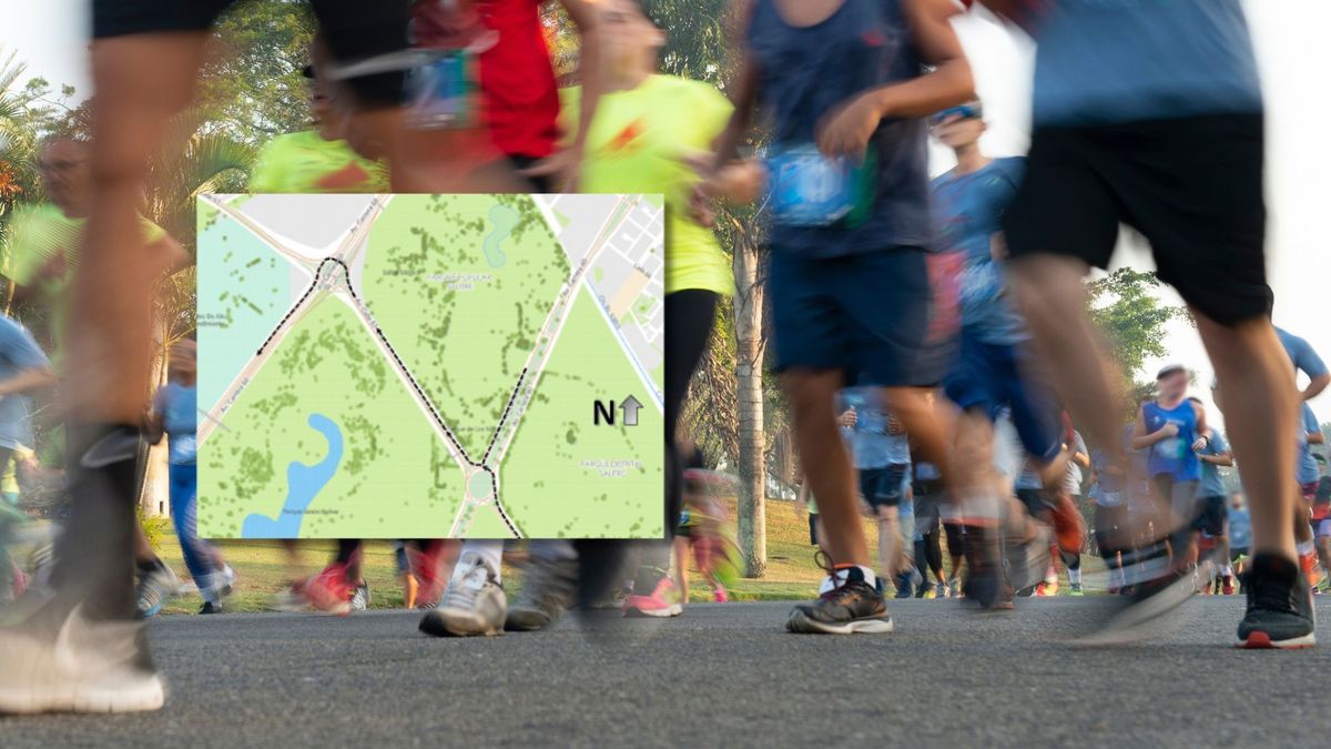 Corredores y tramo del cierre vial