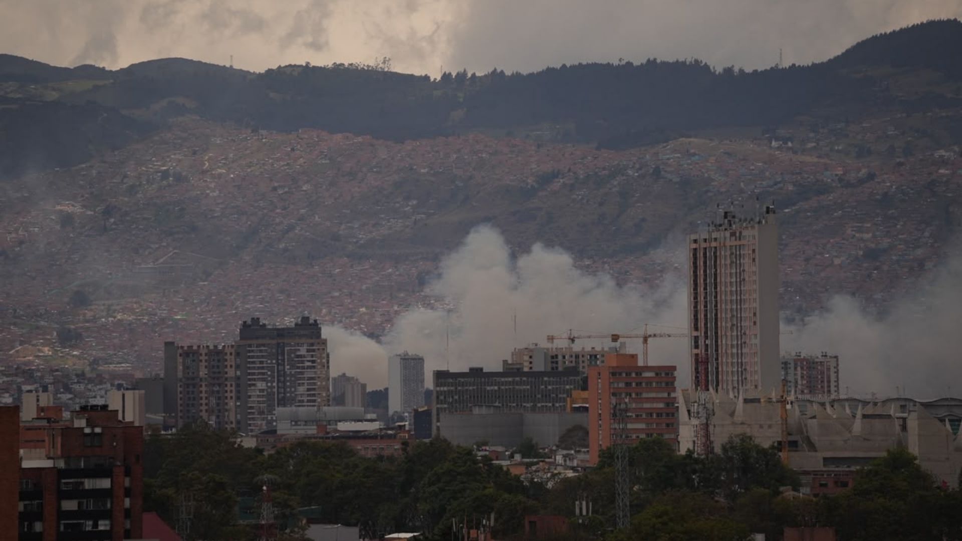 Incendio en Batallón de Artillería de Tunjuelito, Bogotá