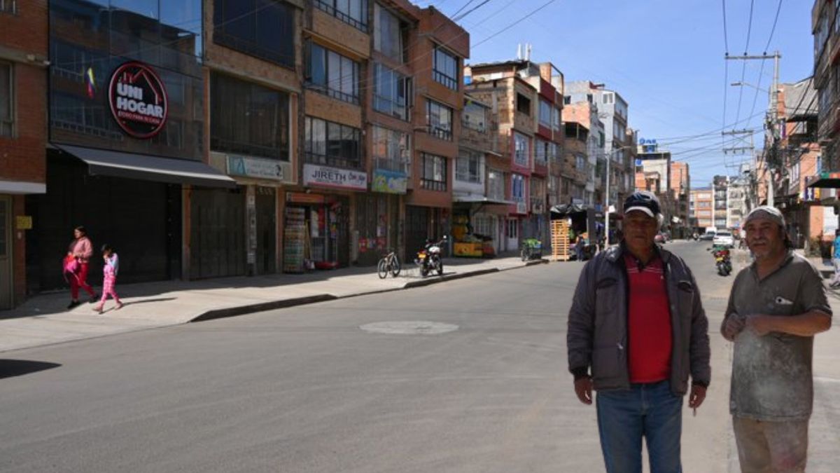 Engativá pavimenta 13.000 m² de calles de tierra