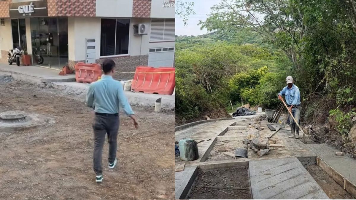 San Gil se activa en obras viales