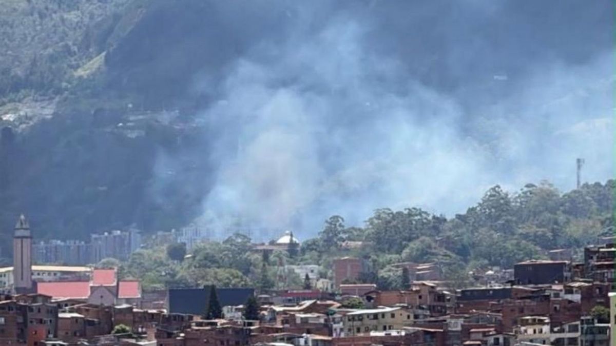 Incendios en Medellín.