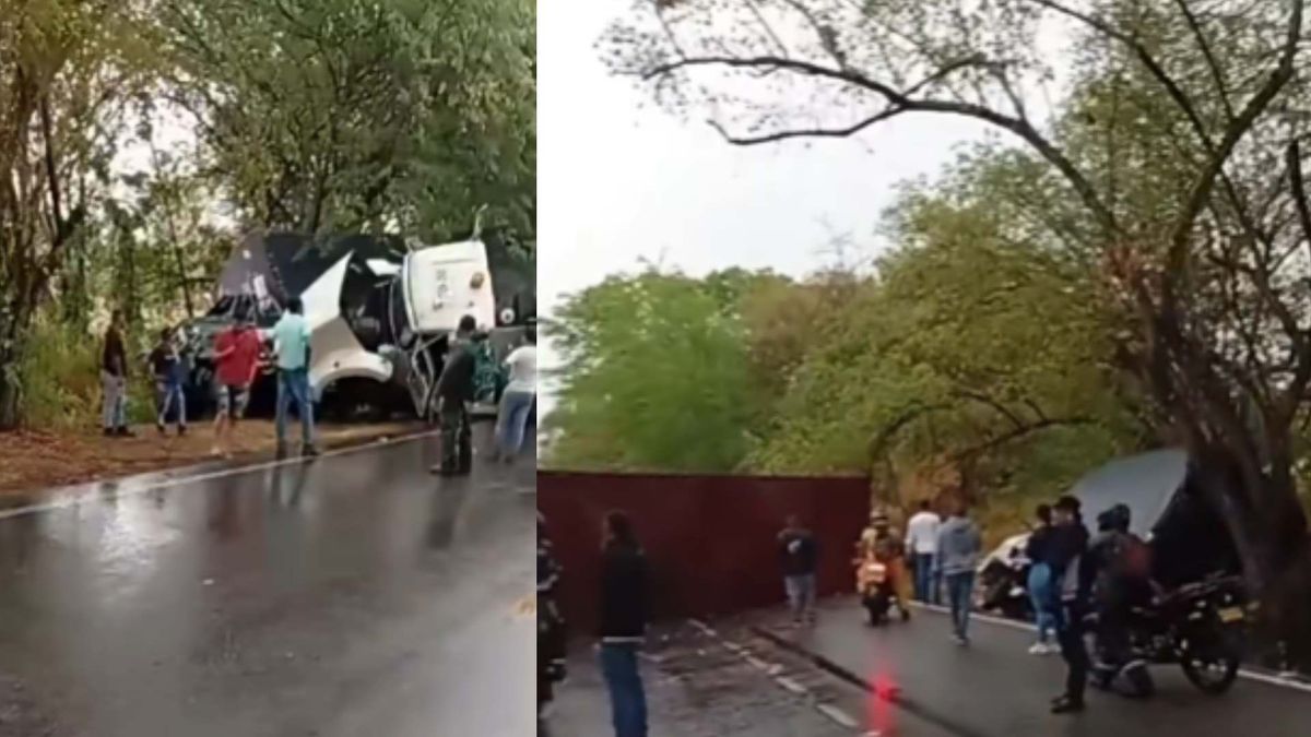 Accidente vehículos de carga | Vía Ibagué - Mariquita | Accidente Alvarado