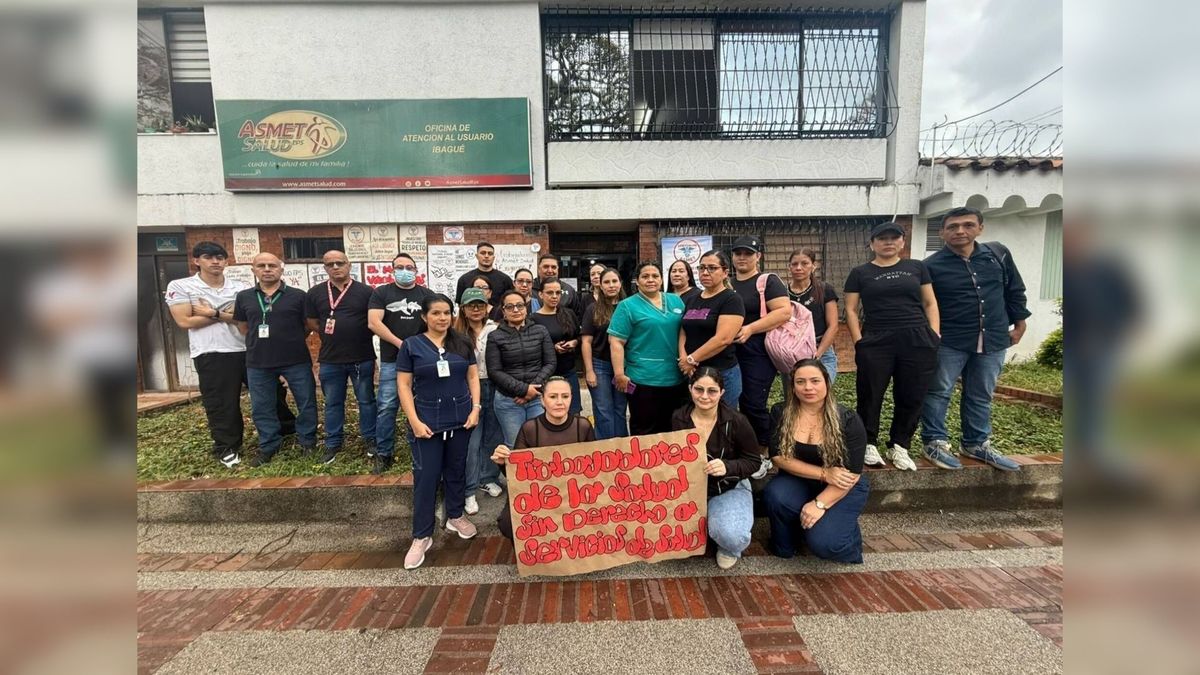 Protesta de trabajadores de la EPS Asmet Salud en Ibagué | Manifestación | Plantón Pacifico | Septiembre 2026