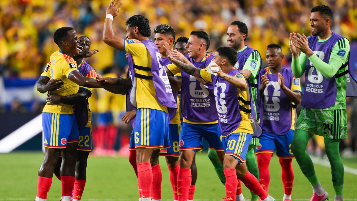 Jugadores de la Selección Colombia