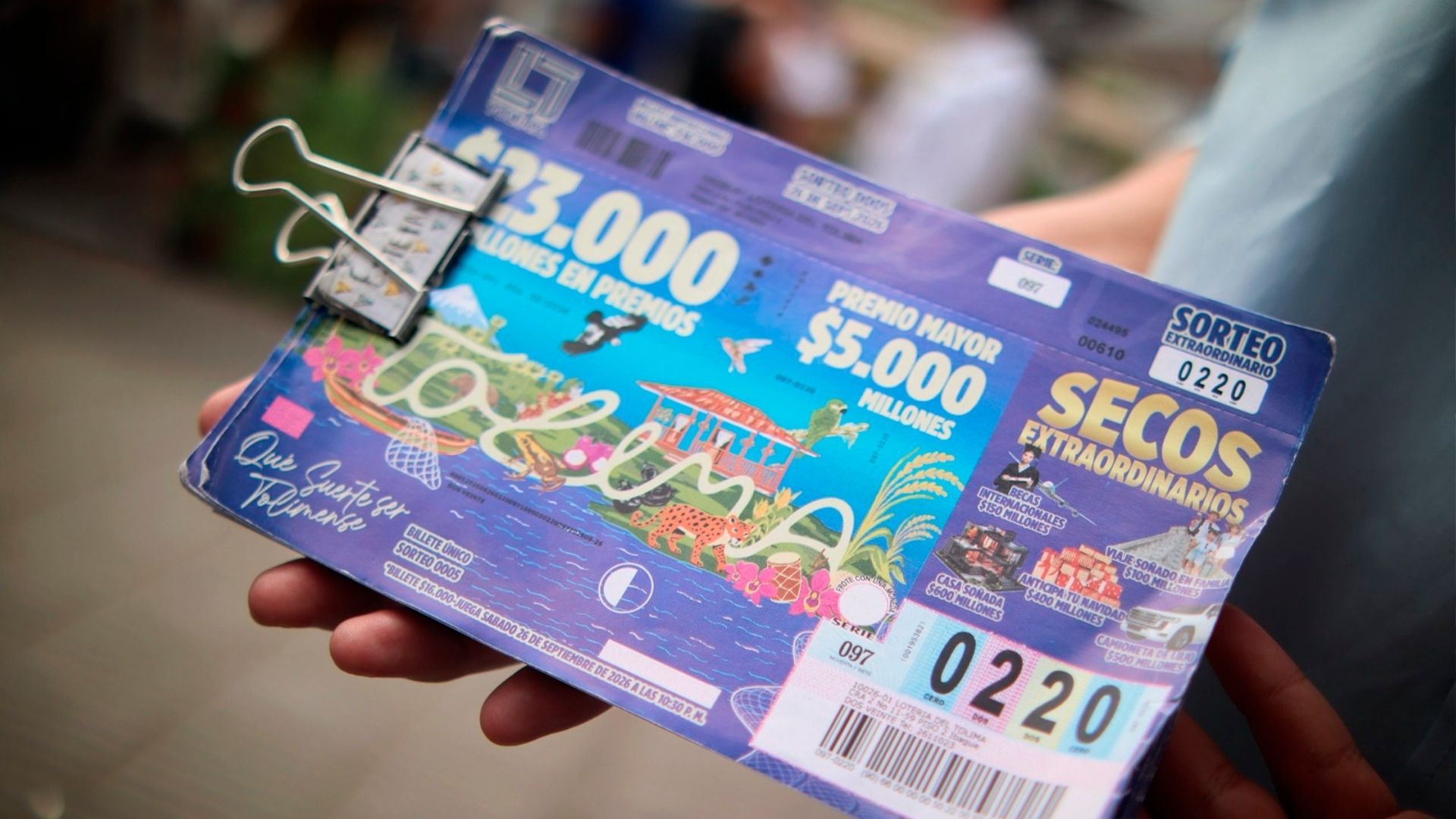Extrapijao de la Lotería del Tolima juega $5.000 millones