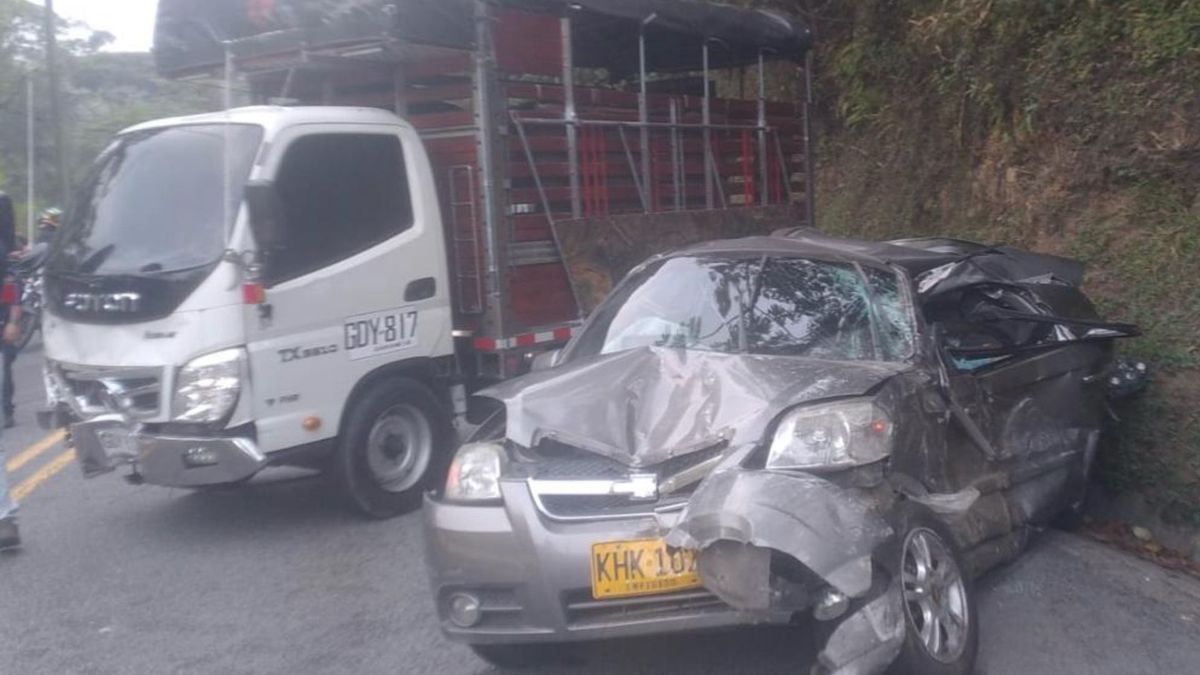 Accidente en Antioquia.