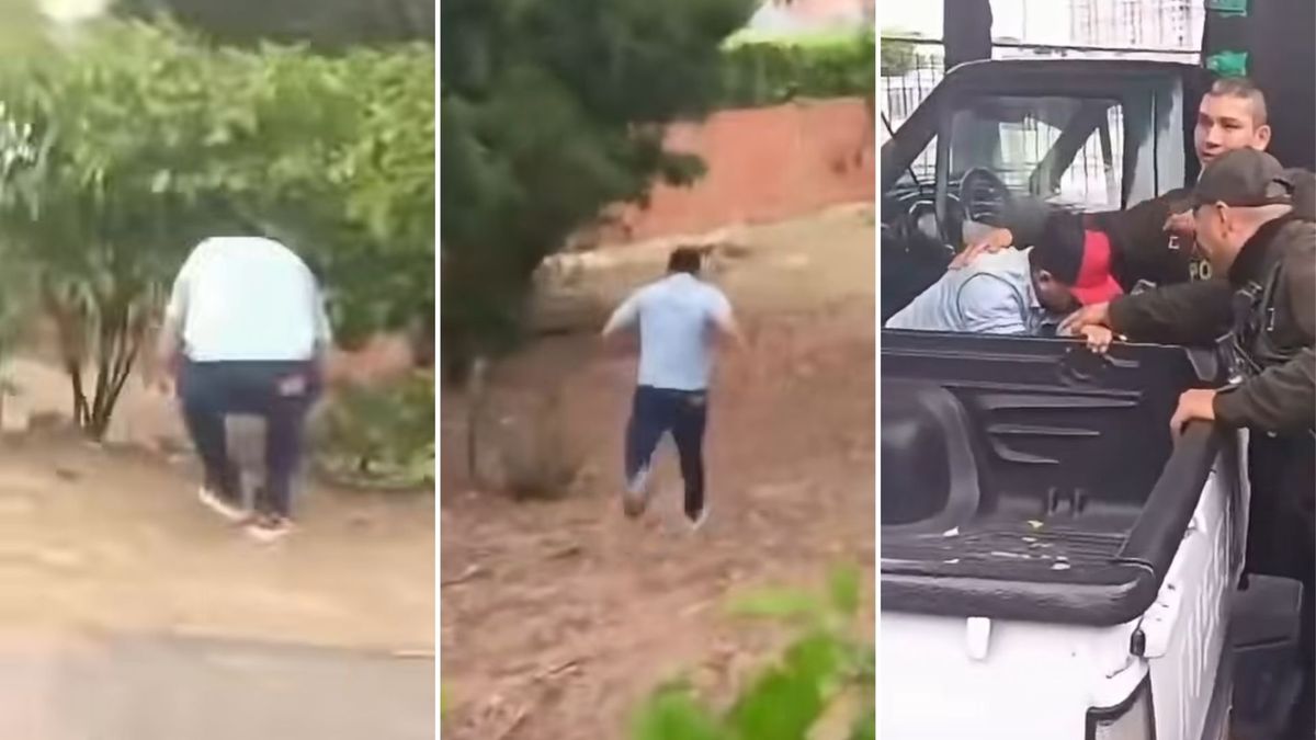 Secretario de Seguridad de Cúcuta huyendo tras accidente de tránsito