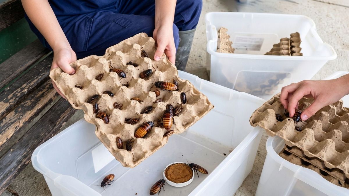 Cucaracha Blaptica dubia como fuente de proteína