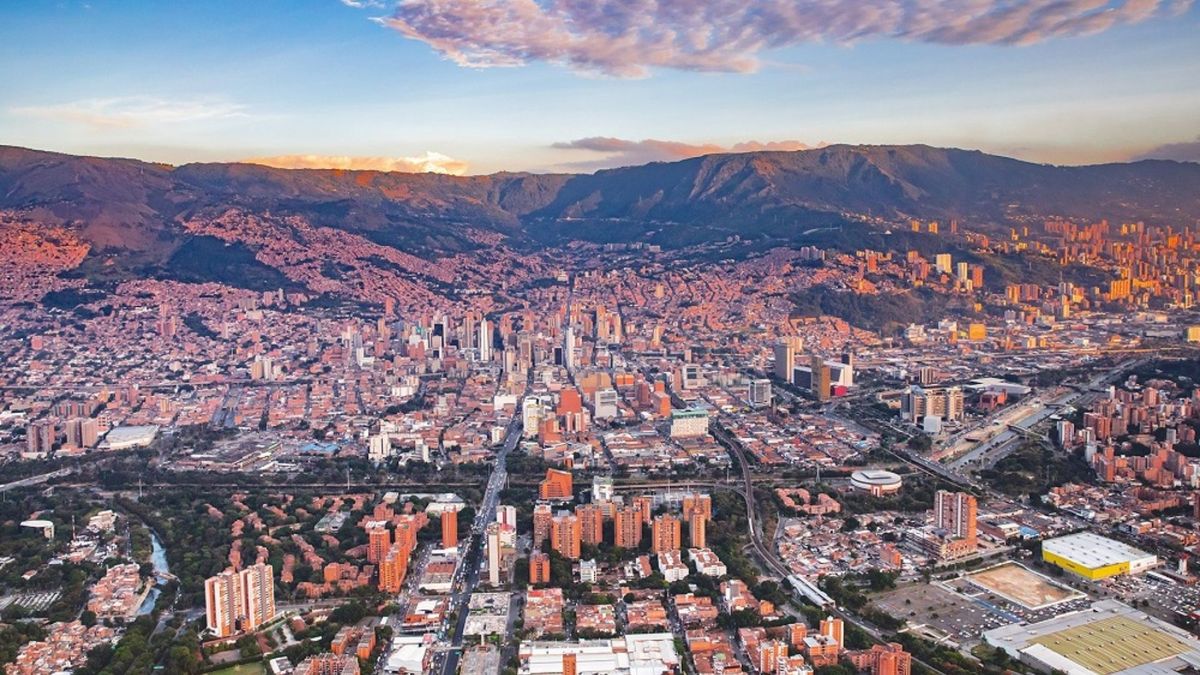 Panorámica de Medellín.