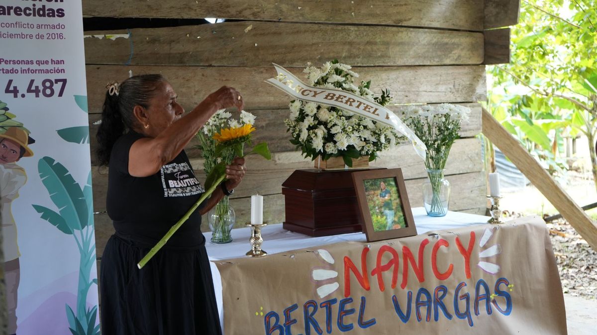 Víctima de desaparición en Antioquia.