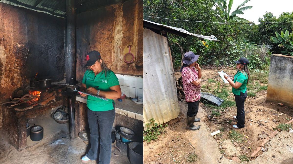 Visitas para posibles beneficiarios estufas ecoeficientes