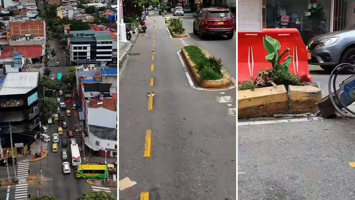 Obras ciclorruta carrera 21 Bucaramanga