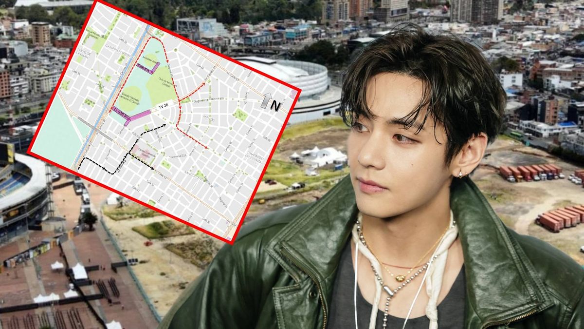 Cierres viales y desvíos en Bogotá por el concierto de BTS.