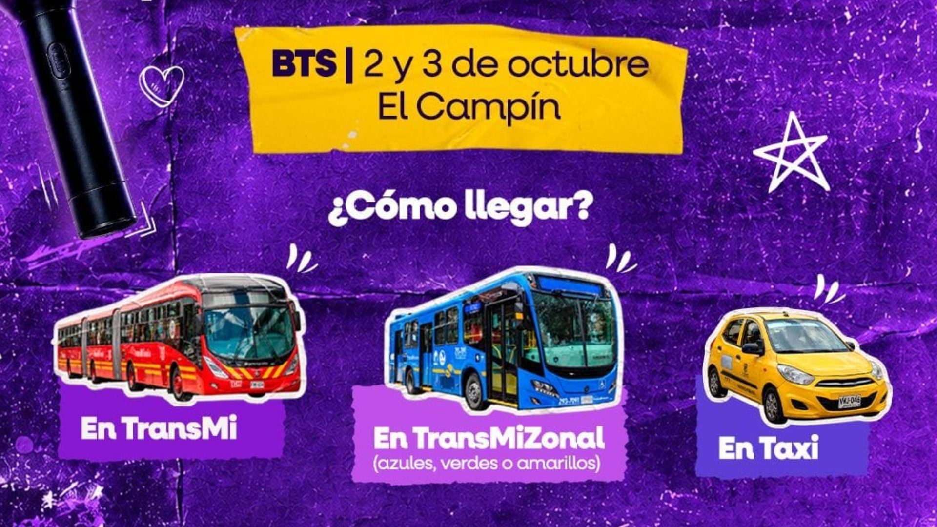 ¿Cómo verificar si un taxi es legal en Bogotá para regresar del concierto de BTS?