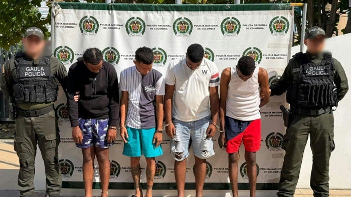 Caen cinco presuntos extorsionistas de los ‘Salsas Nueva Generación’ en Cartagena y San Andrés