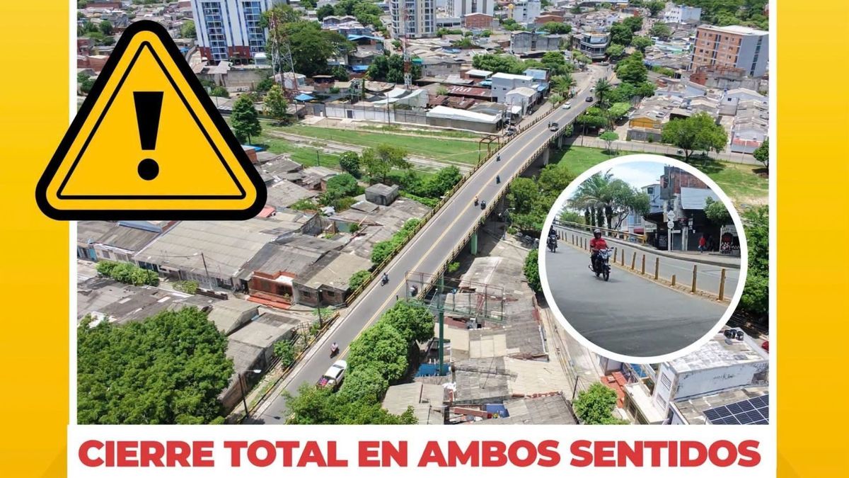 Cierre del Puente Elevado en Barrancabermeja