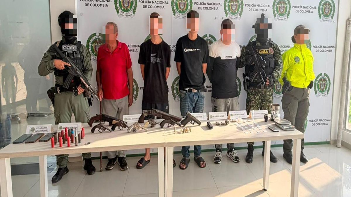 Delincuentes capturados en Norte de Santander