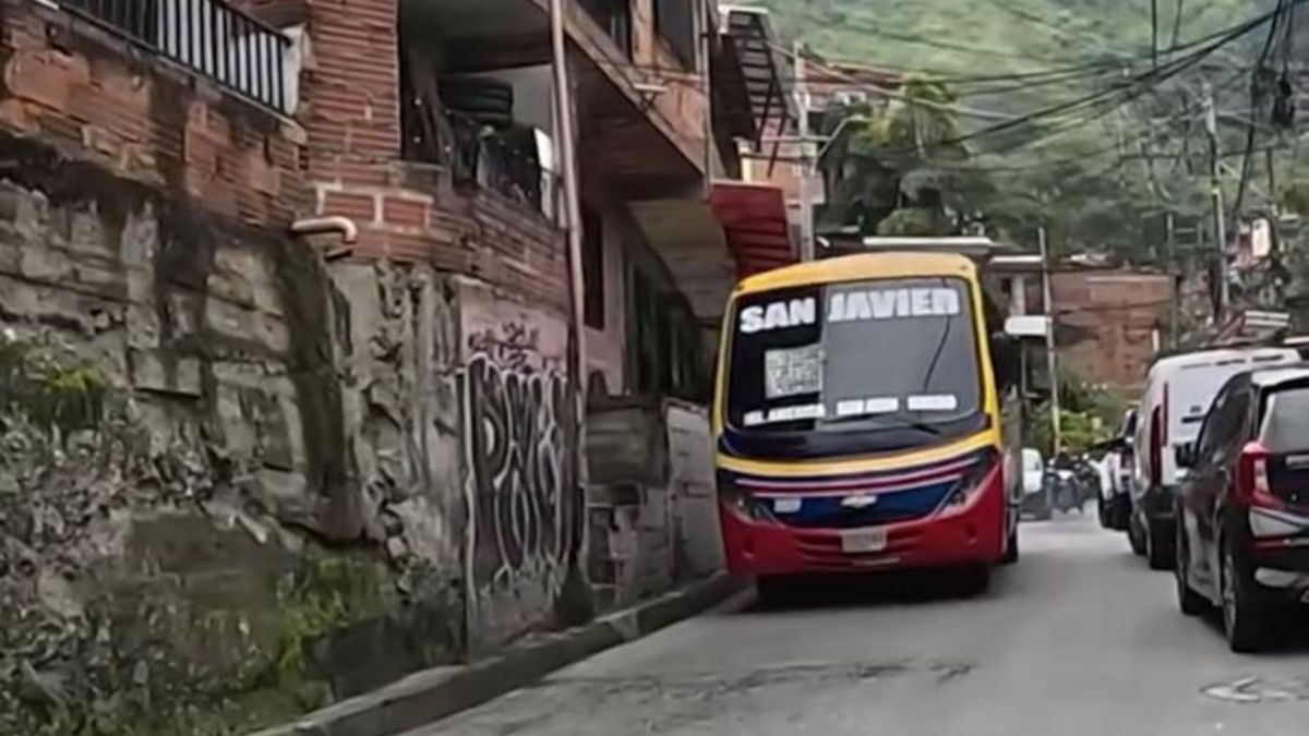 Zona donde se presentó la balacera ern la comuna 13