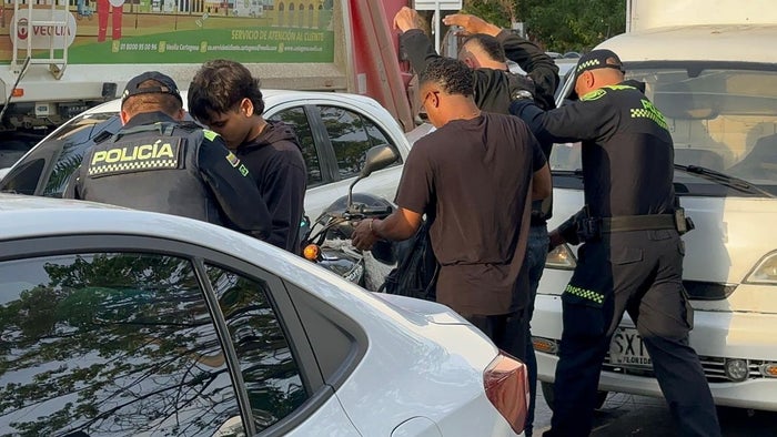 Operativos de la Policía Metropolitana en Cartagena