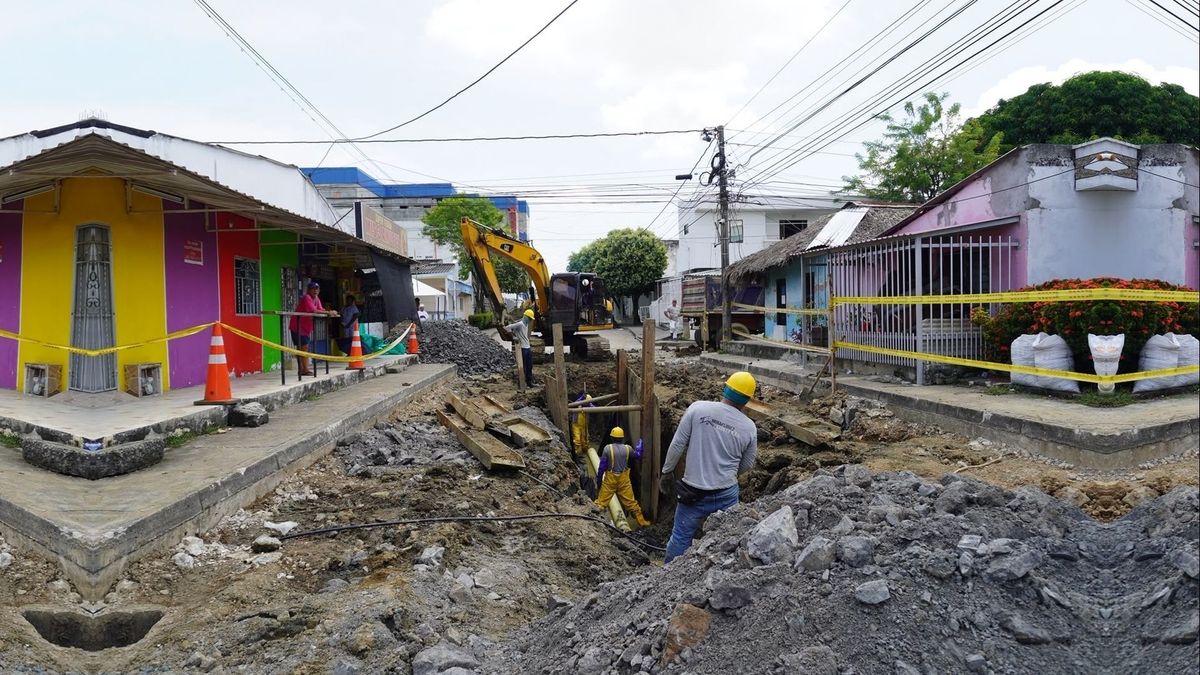 Veolia renueva alcantarillado en 15 barrios de Montería
