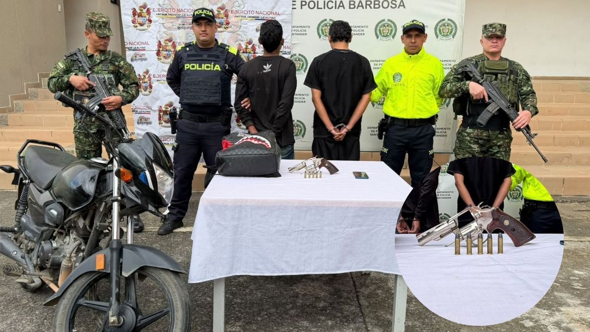 Capturados por doble homicidio en Barbosa