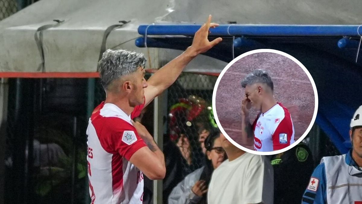 Daniel Torres, jugador de Santa Fe agredido