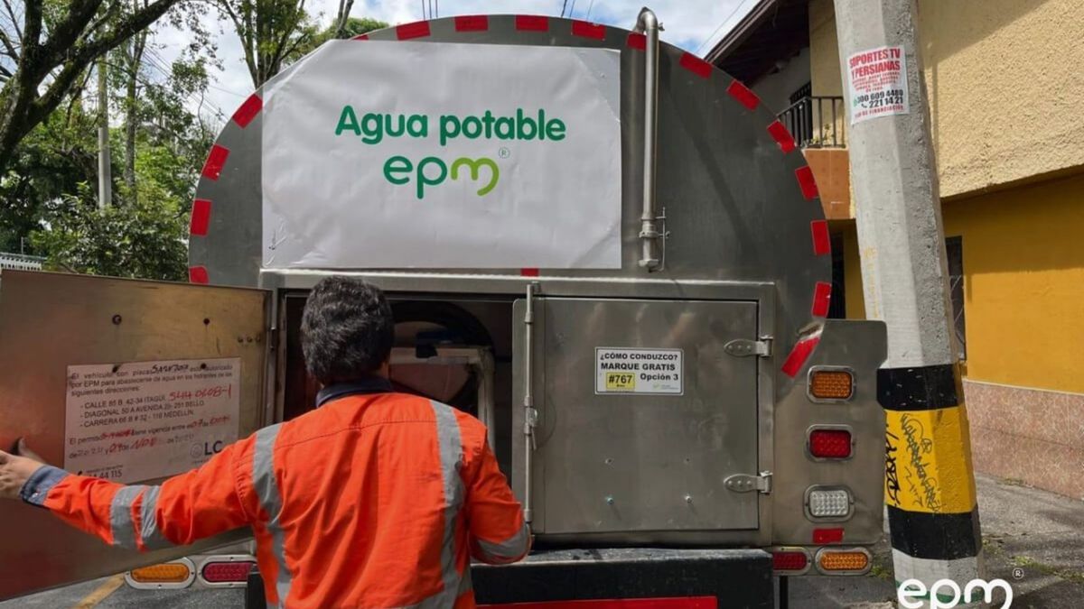 Cortes de agua en Medellín este 7 de octubre de 2026