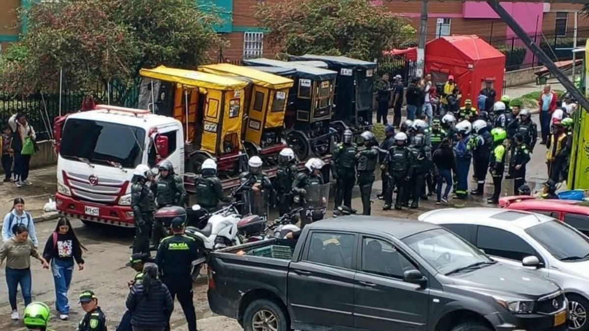 Bloqueos de Bicitaxis en Soacha este miércoles