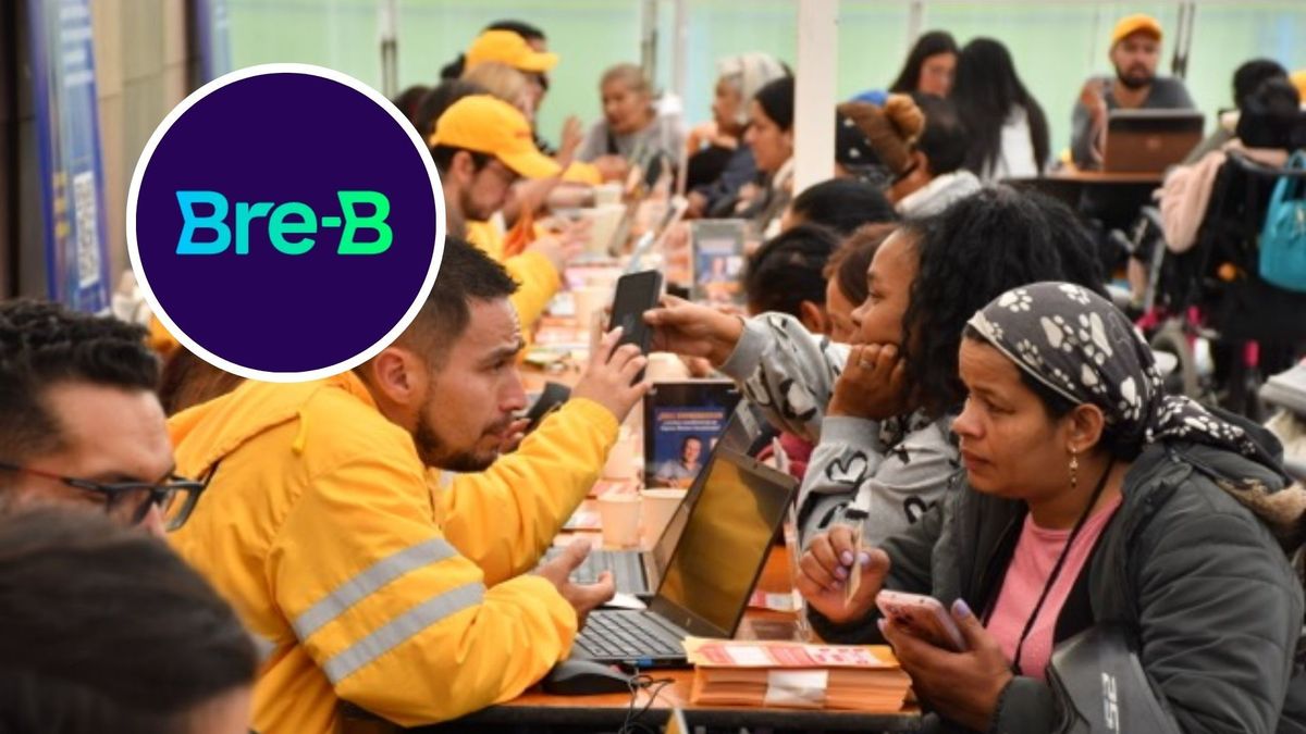 Beneficiarios del Ingreso Mínimo Garantizado y logo de Bre-B