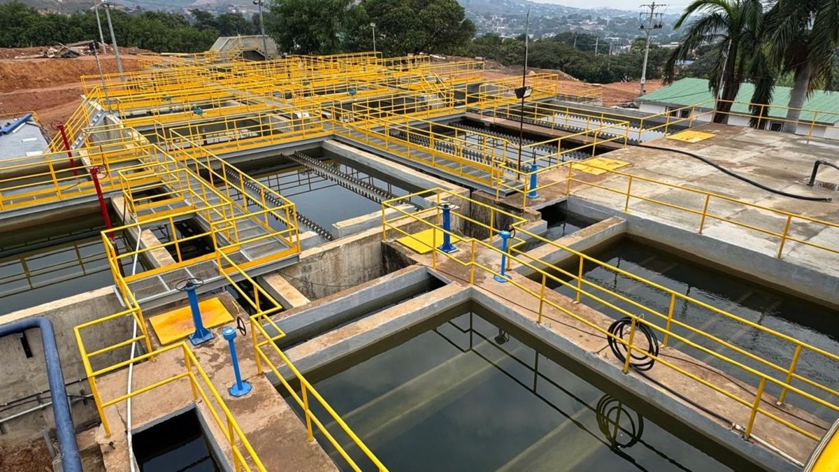 Captación de agua potable en Villa del Rosario
