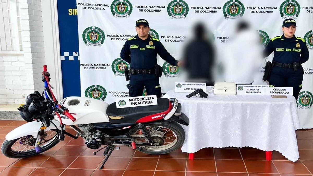 Policía frustró la huida de dos adolescentes señalados de hurto en La Plata, Huila