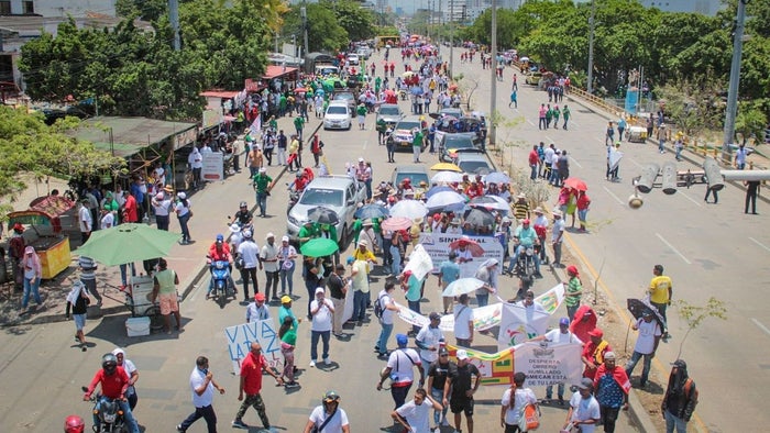Marchas en Cartagena - Imagen de Archivo