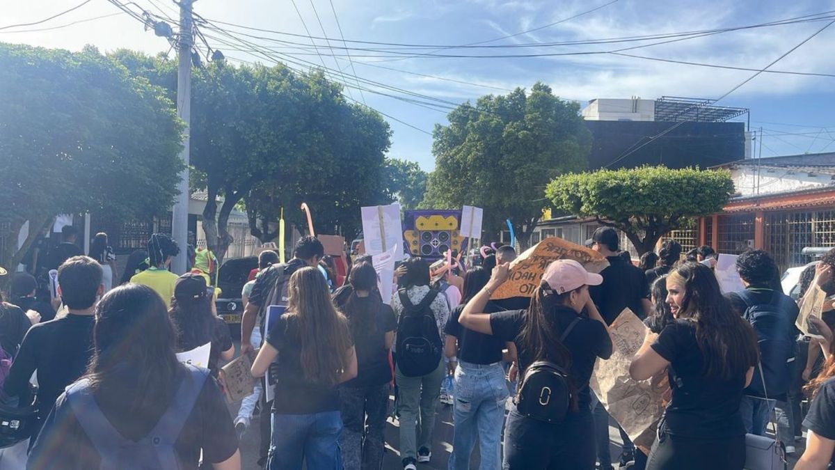 Protestas en Cúcuta de las Centrales Obreras