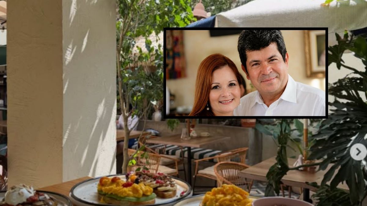 La pareja resultó quemada en el interior del restaurante
