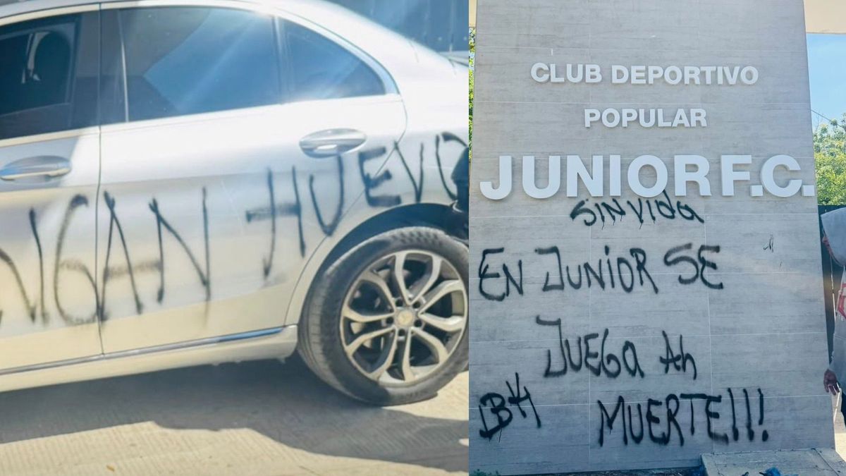 Barristas de Junior atacan