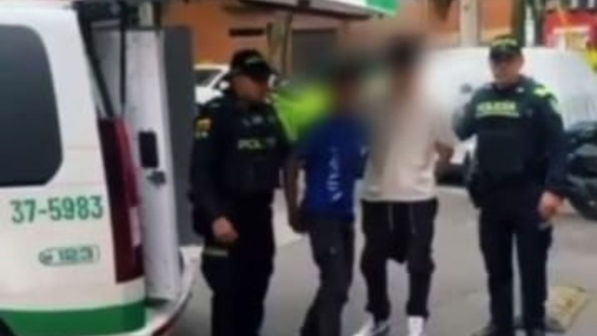 Fleteros capturados en Medellín