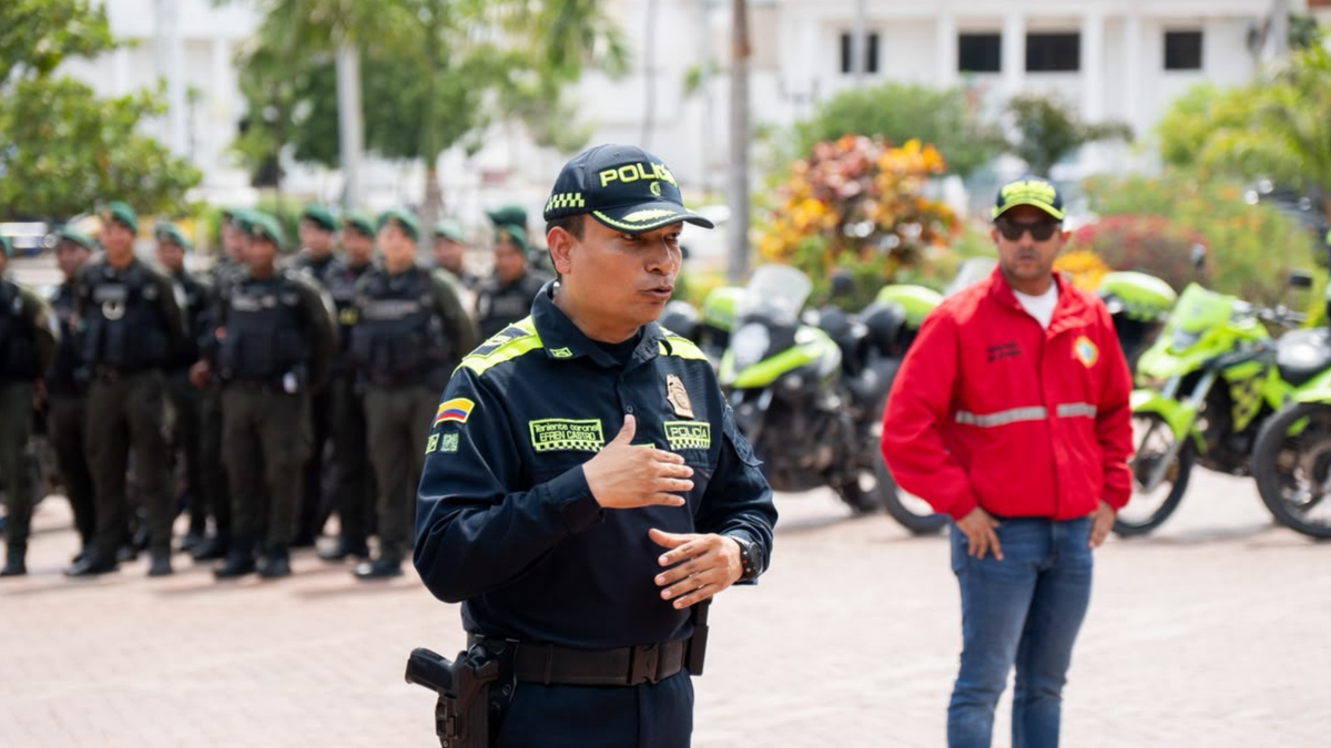Más de 250 policías se toman las calles de Cartagena