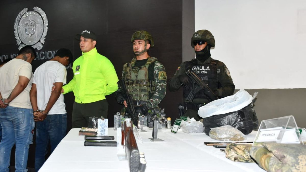 Capturan a presuntos integrantes de grupos armados ‘AK-47’ y ‘Familia P’ en Cúcuta.