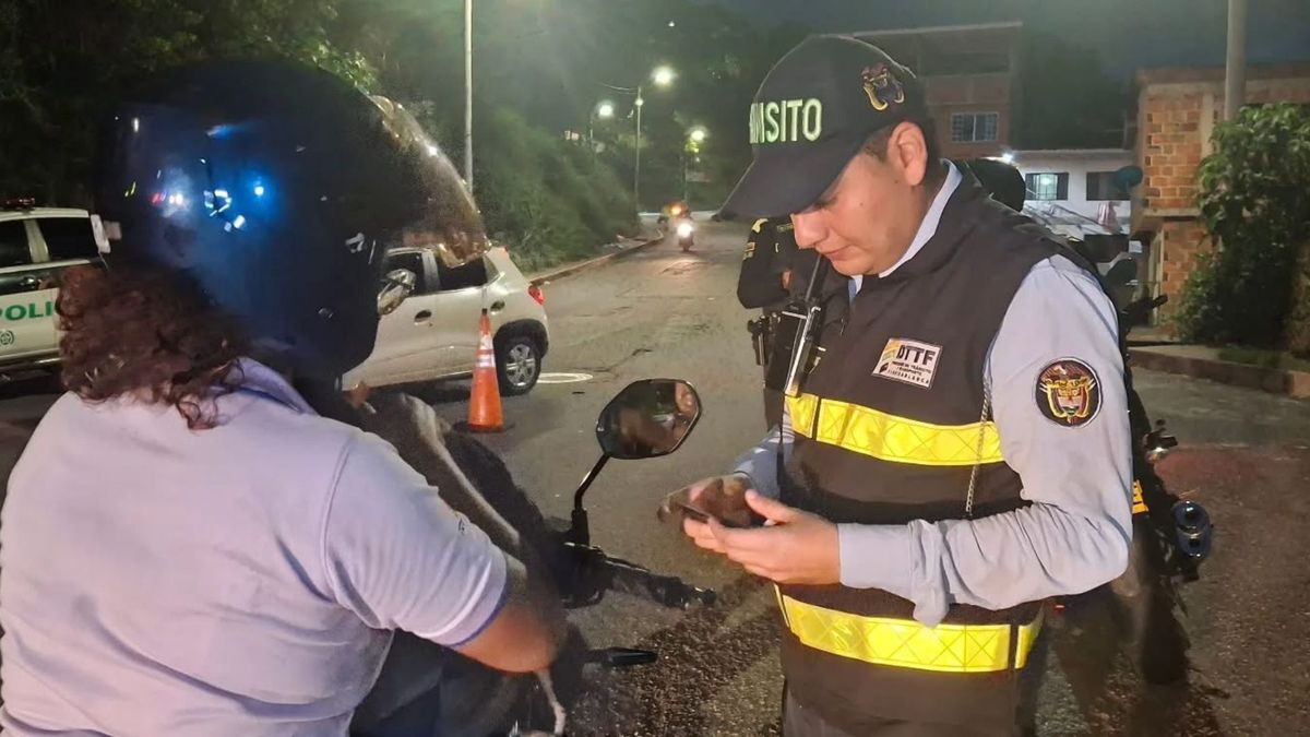 Tránsito Floridablanca - controles motocicletas