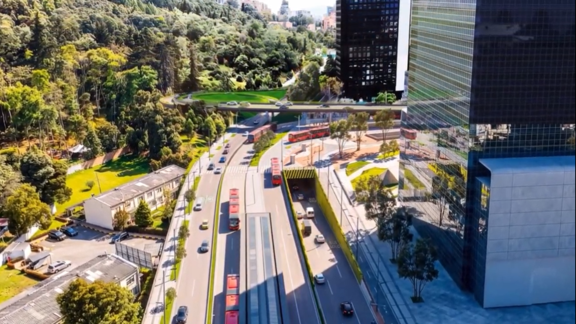 Así será el nuevo puente de la calle 100 con carrera Séptima
