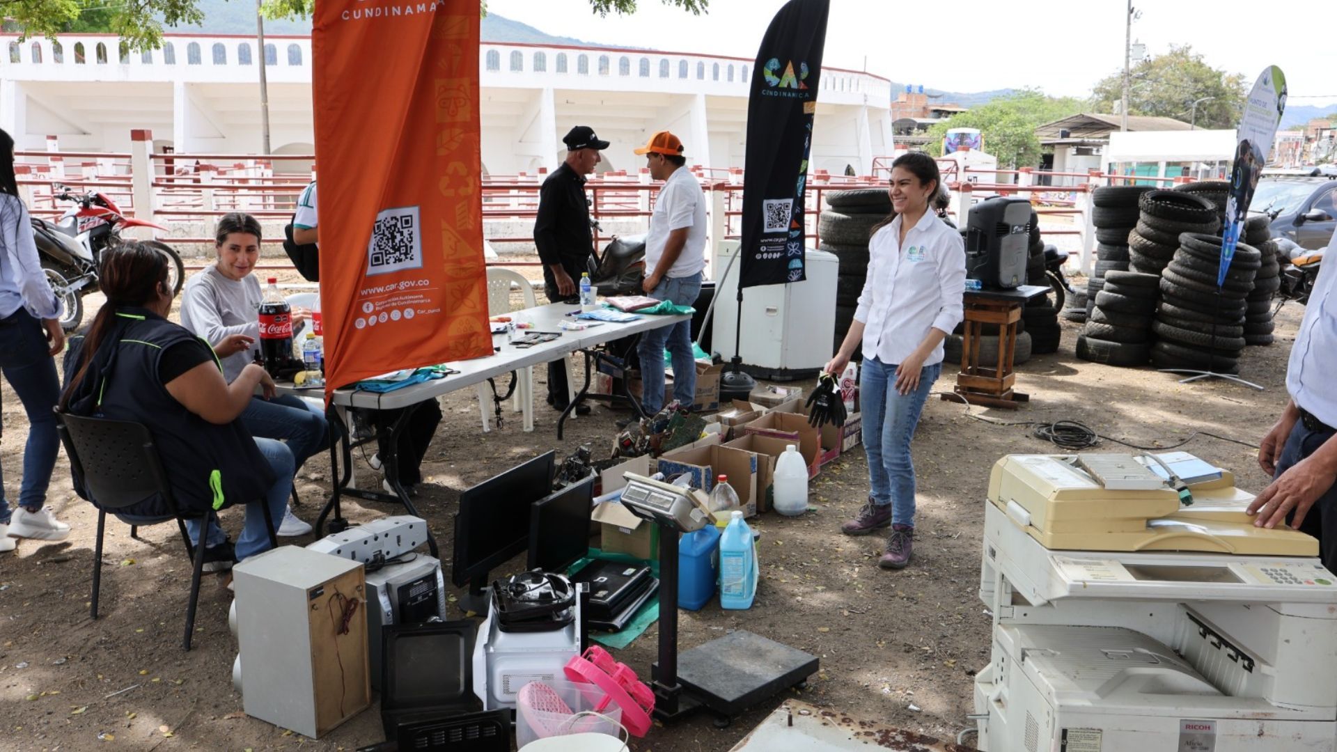 ¿Qué municipios de Cundinamarca participaron en la recolección de residuos?