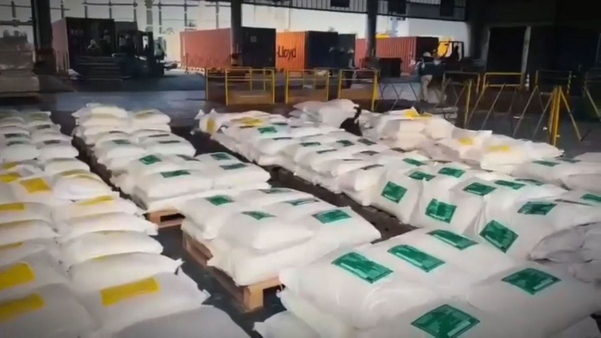 Cocaína incautada en Cartagena